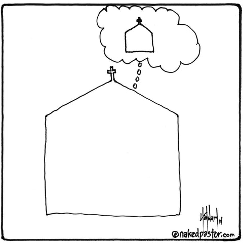 the church thinking about itself cartoon nakedpastor david hayward