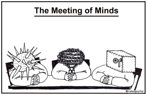 the meeting of minds cartoon nakedpastor david hayward