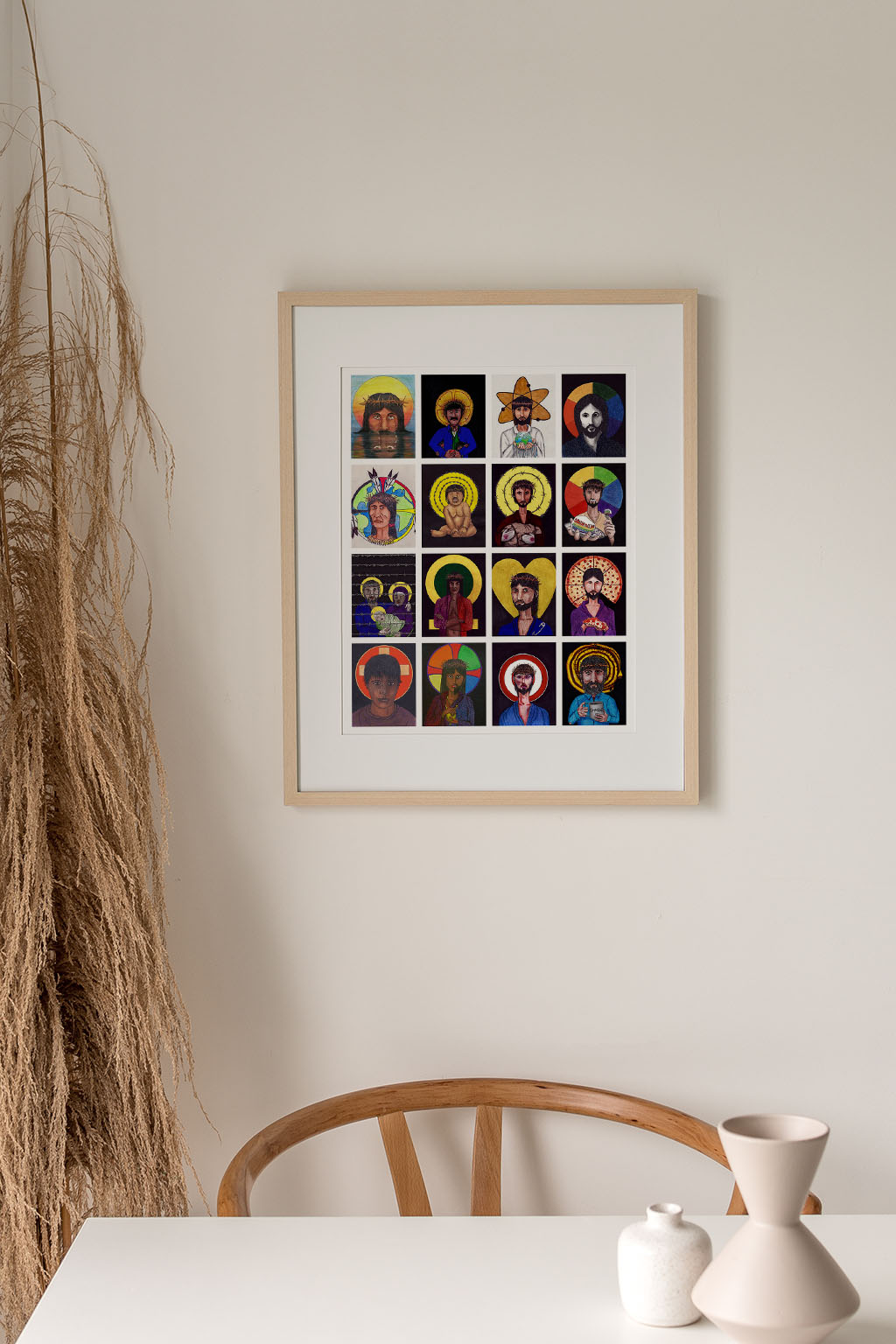 Image of Images of Christ - Christ Collage Print