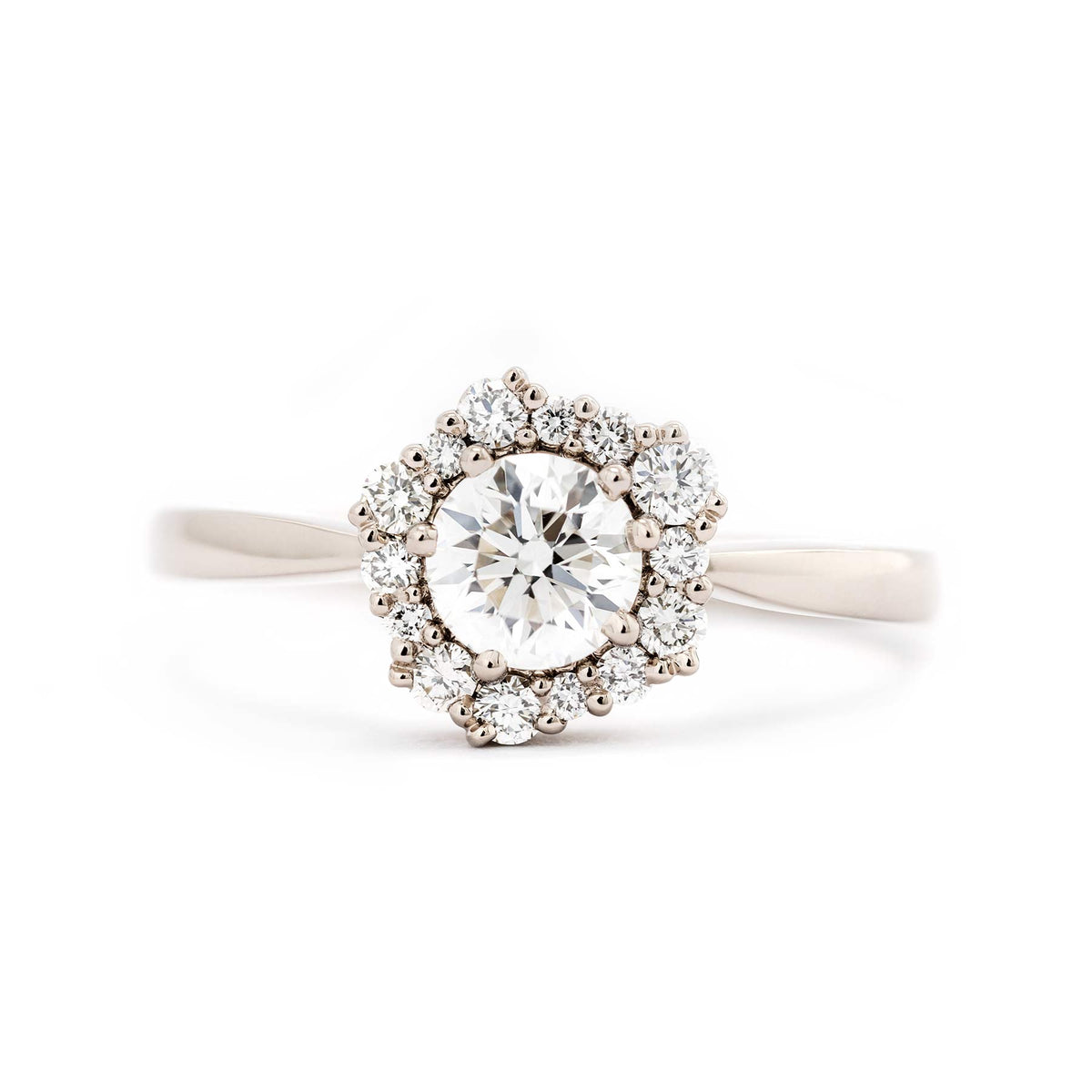 Lilibet - White - diamond ring – Au3 Goldsmiths