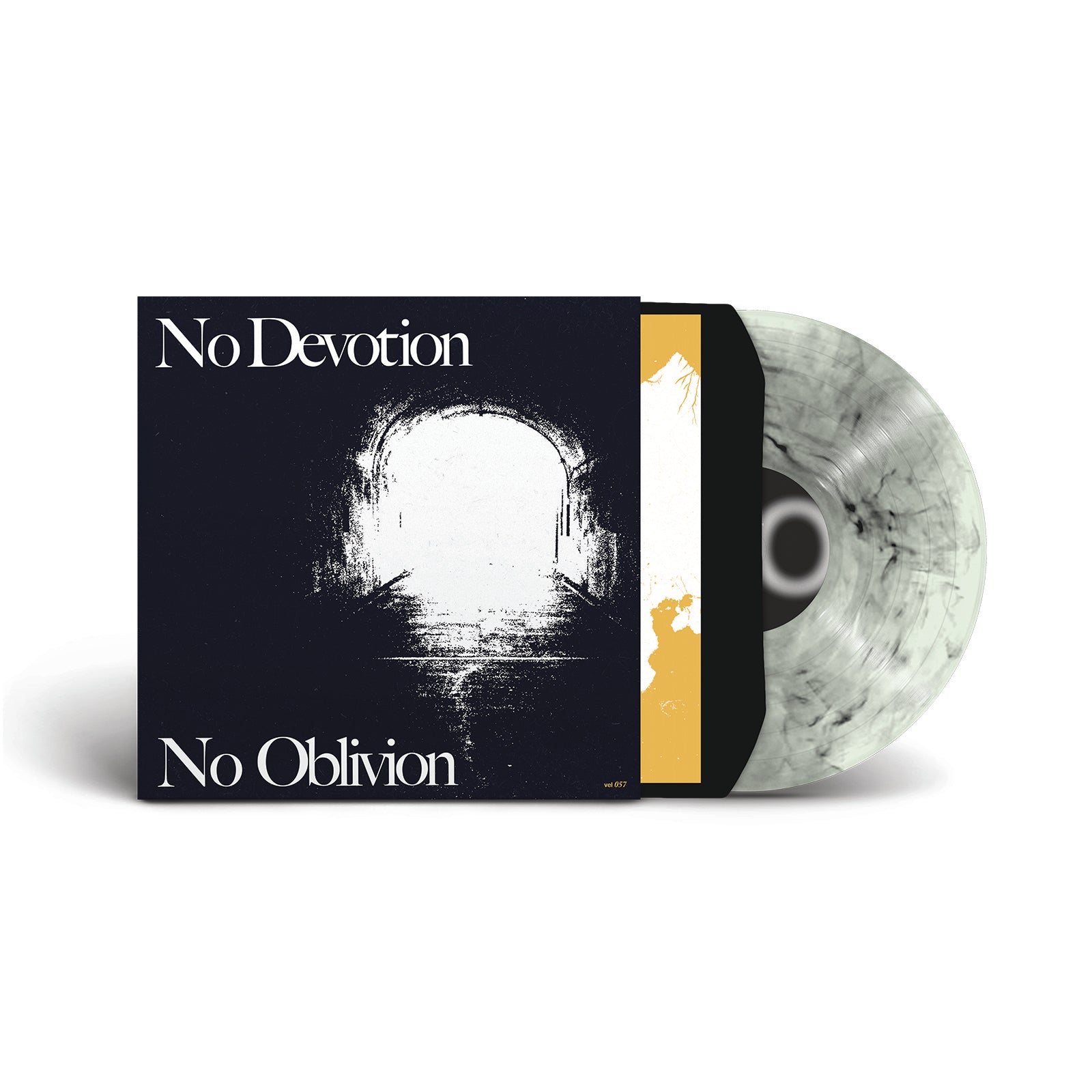 NO DEVOTION • No Oblivion • Coke Bottle Clear W/ Black Marble • Limited to 500 - Velocity Records product image