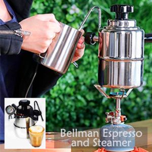 best portable coffee maker, Bellman Espresso and steamer