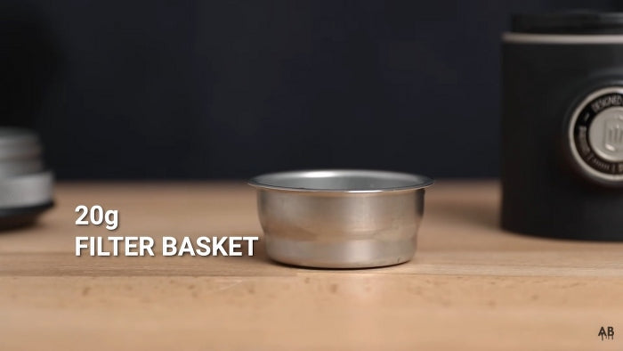 filter basket is maximum of 20g