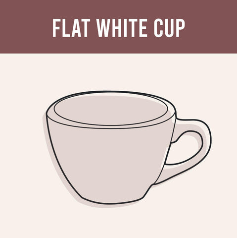 Flat white cup