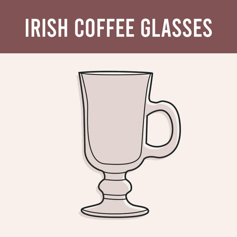 Irish coffee glasses