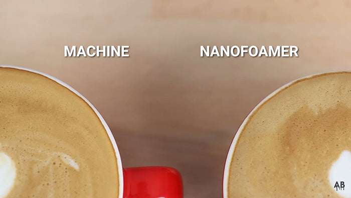 machine vs nanofoamer milk texture