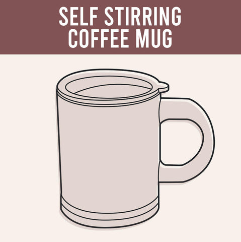 Self stirring coffee mugs