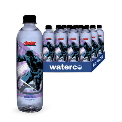 Marvel Black Panther Bottled Water - 100% Natural Spring Water