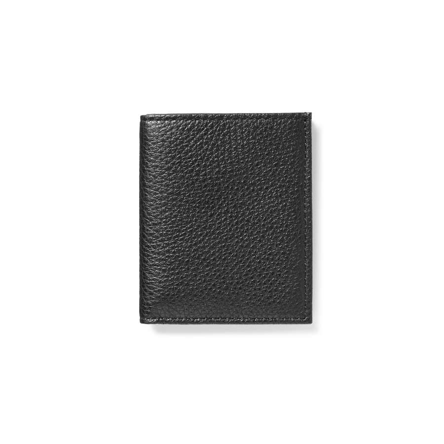 Slice Embossed Leather Small Slim Bifold Wallet