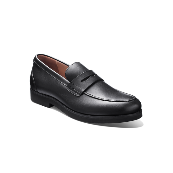 Traveler | Men's Classic Penny Loafer Black Leather