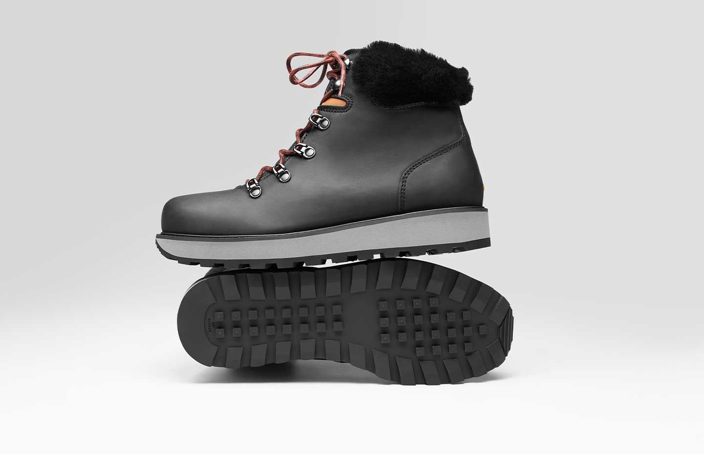 NOAGENJT Work Boots Classics Sheepskin Leather Outdoor Anti Slip Women  Winter Boots Warm Snow Boots Winter Shoes Women