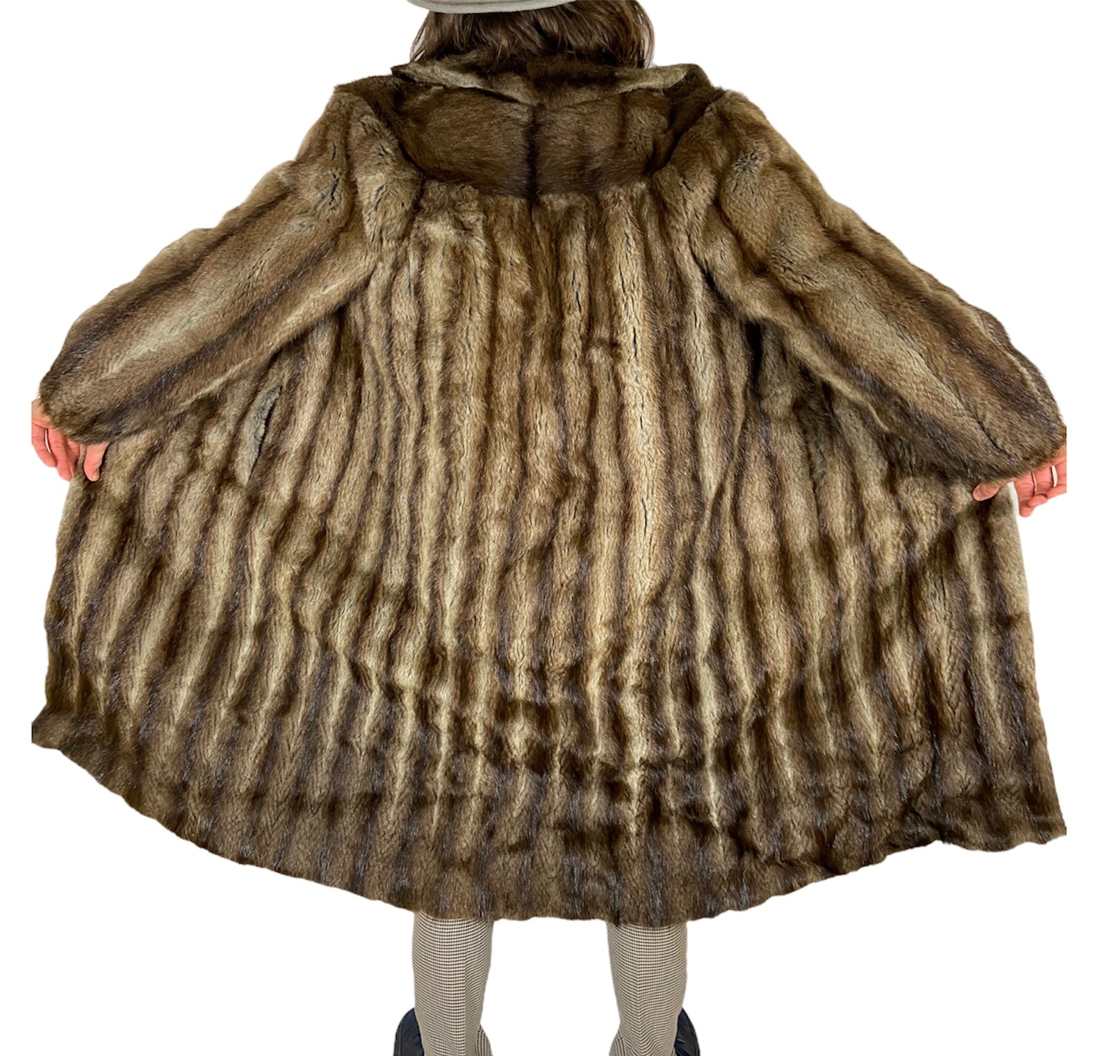 Vintage luxury real mink fur coat uk 