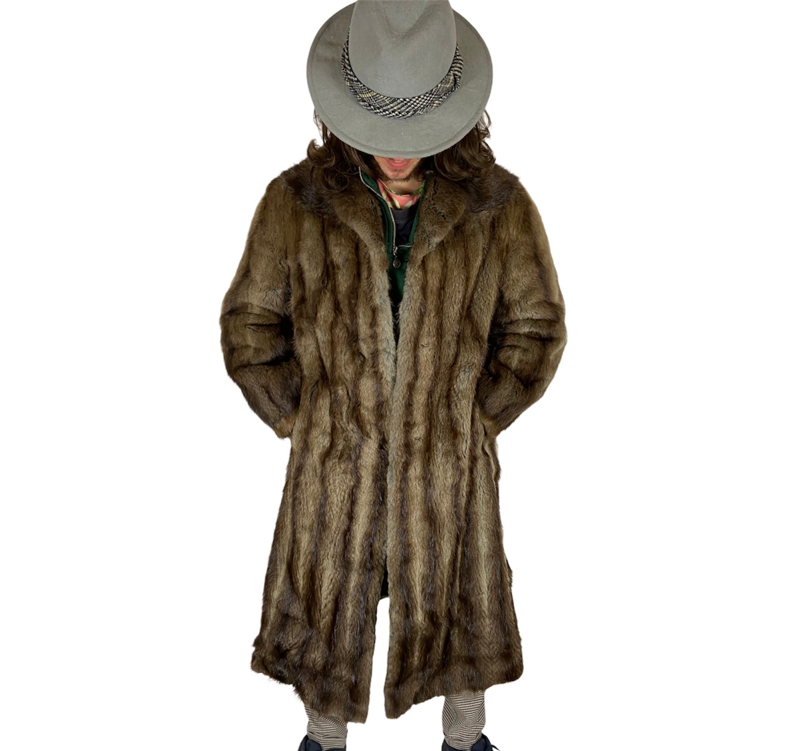 Real Mink Fur Designer Coat 