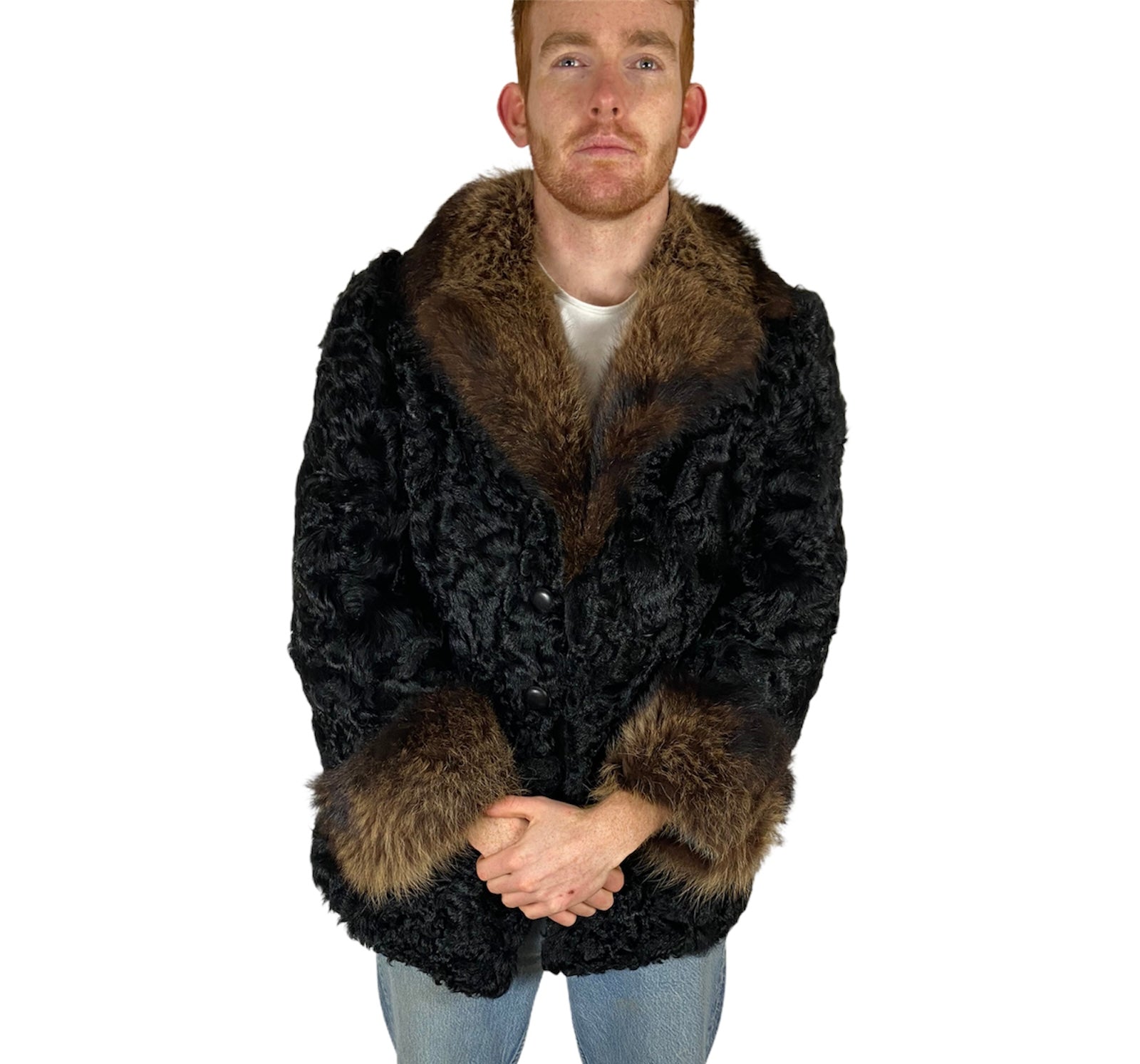 Real Goat Fur Jacket 
