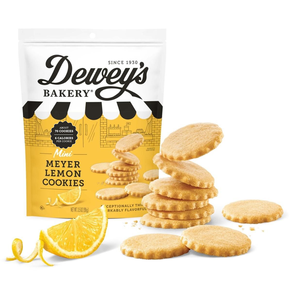 Mini Meyer Lemon Cookies - Deweys Bakery product image