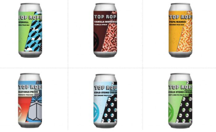 The Top Rope Beer Range