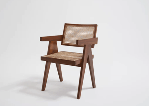 OFFICE CANED CHAIR