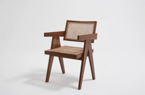 OFFICE CANED CHAIR