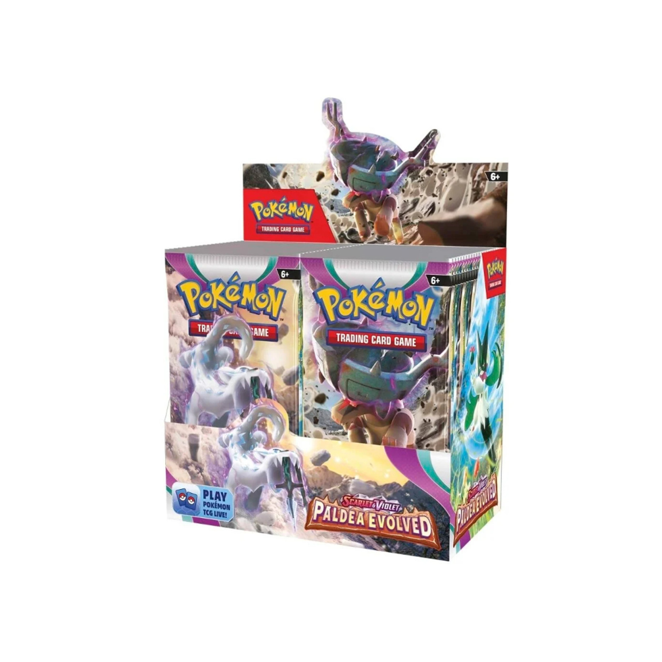 Pokemon Scarlet & Violet Paldea Evolved Booster 6 Box Case