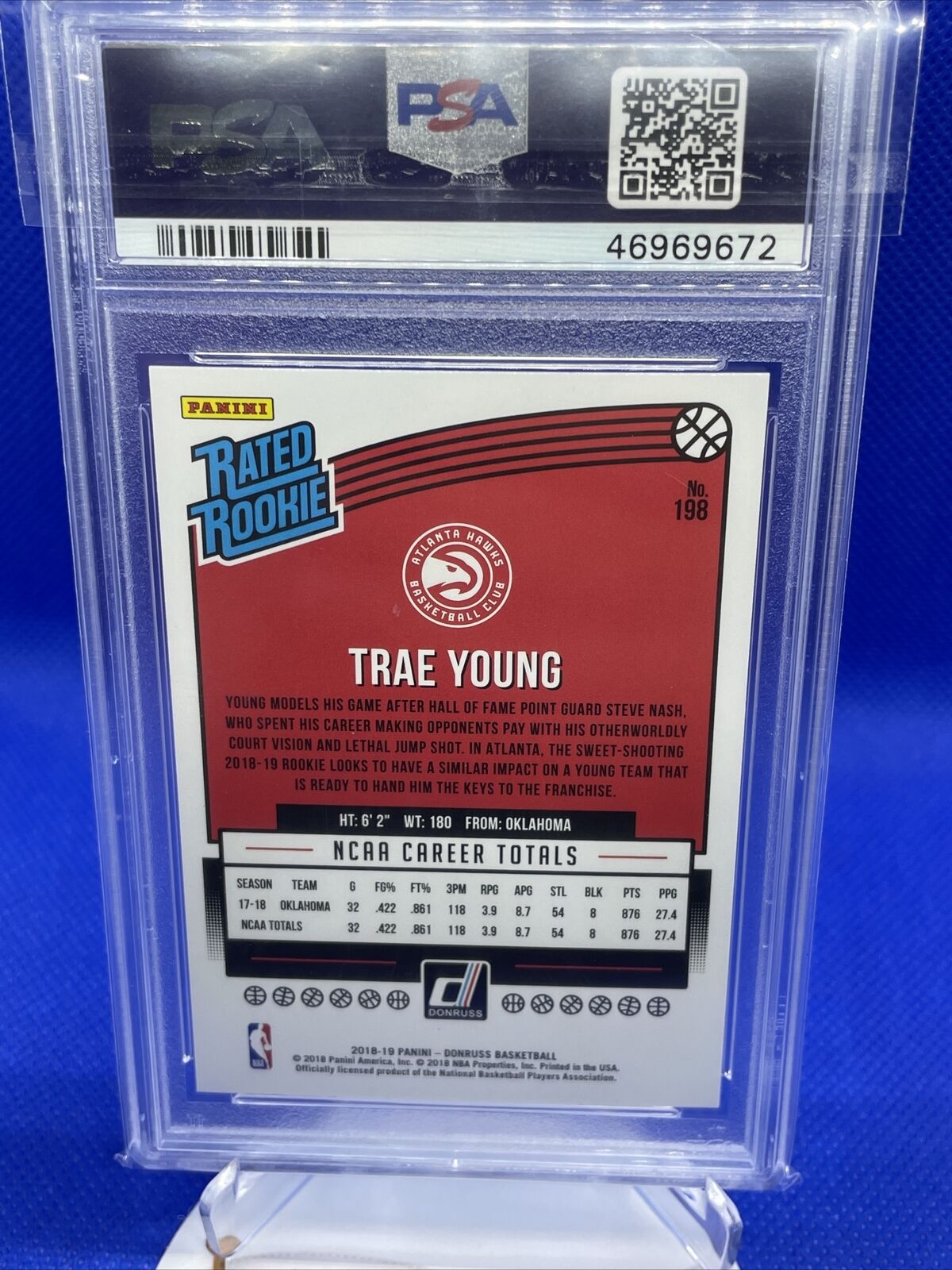 NBA DONRUSS 18-19 Trae Rookie Young