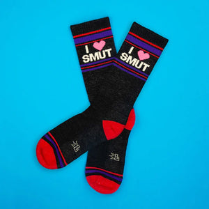 I ❤️ Smut Unisex Gym Crew Socks - Pippi Socks