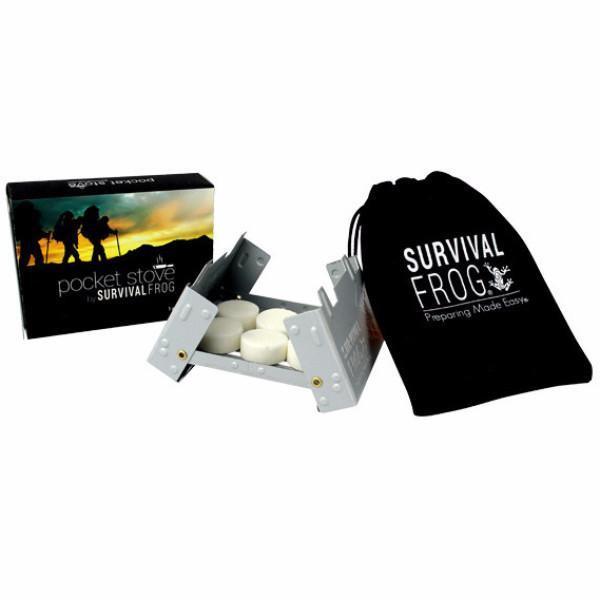 Survival Frog Pocket Camping Stove with Hex Fuel Tablets