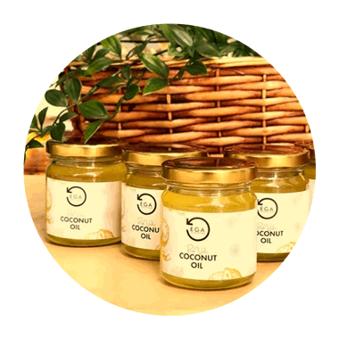 A Collection of EGA Products like organic ghee, wild honey and more