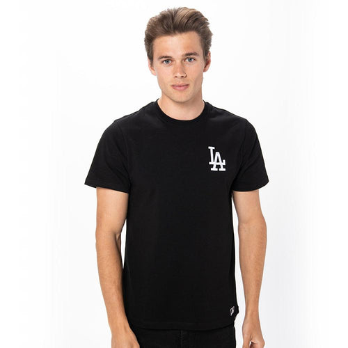 Los Angeles Dodgers Men's Black Flocked '47 Echo Tee