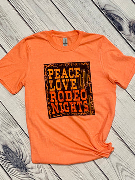 Peace Love Rodeo Nights Tee