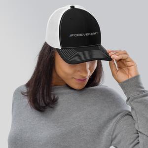 a woman wearing a cap