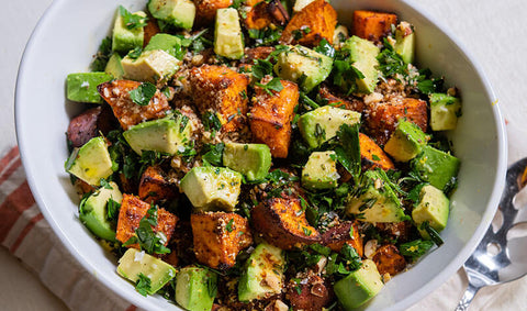 Sweet potatoes and Avocados