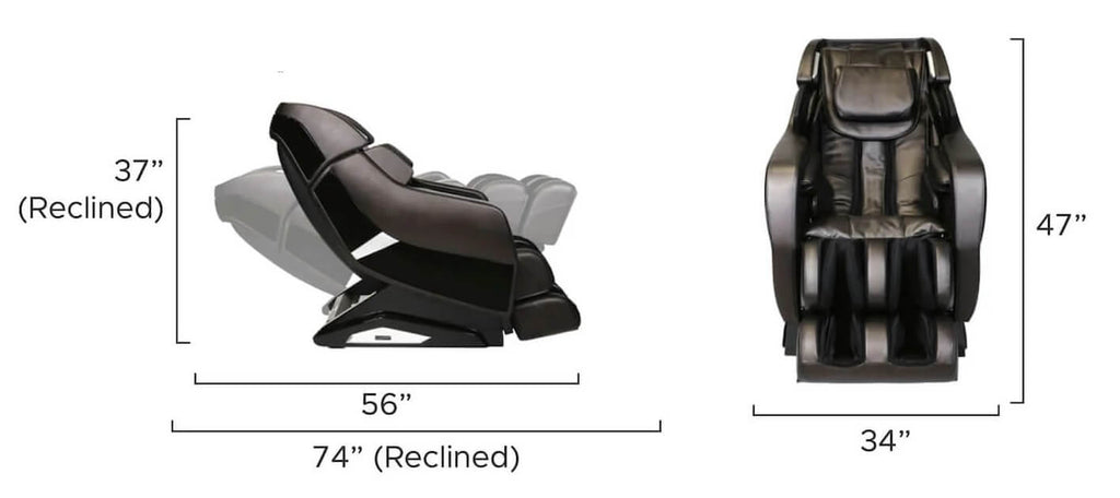 Infinity Celebrity 3D/4D Massage Chair Dimensions