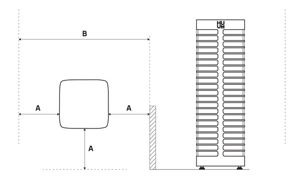 Dimensions HUUM Steel