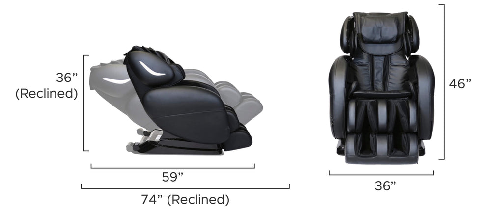 Infinity Smart Chair X3 Massage Chair 3D/4D Dimensions