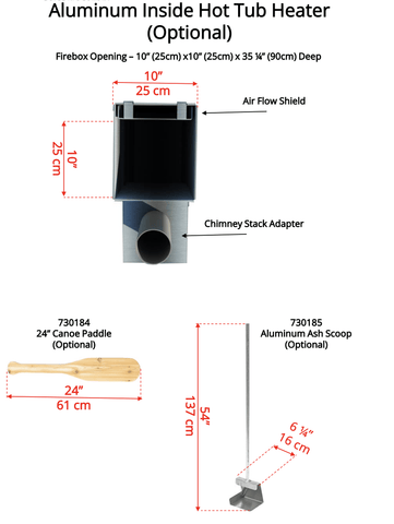 The Starlight Wood Burning Hot Tub Dimensions 4