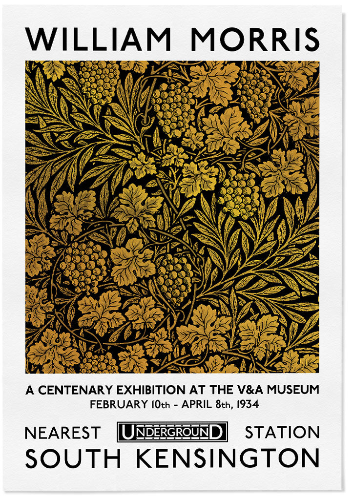 William Morris Hammersmith Floral Design Poster – Posterist