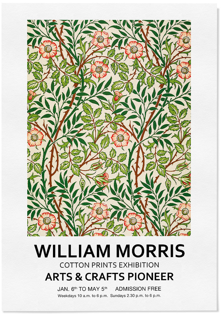 William Morris Hammersmith Floral Design Poster – Posterist