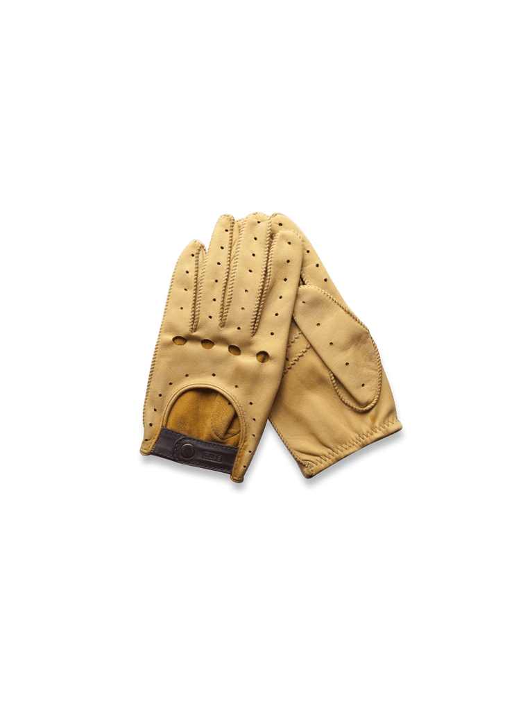 Fingerless Driving Gloves in Roasted