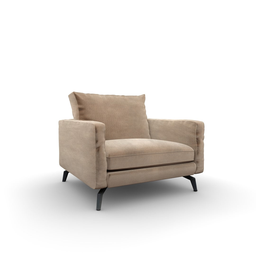 Fauteuil Unic Velours Sia Home