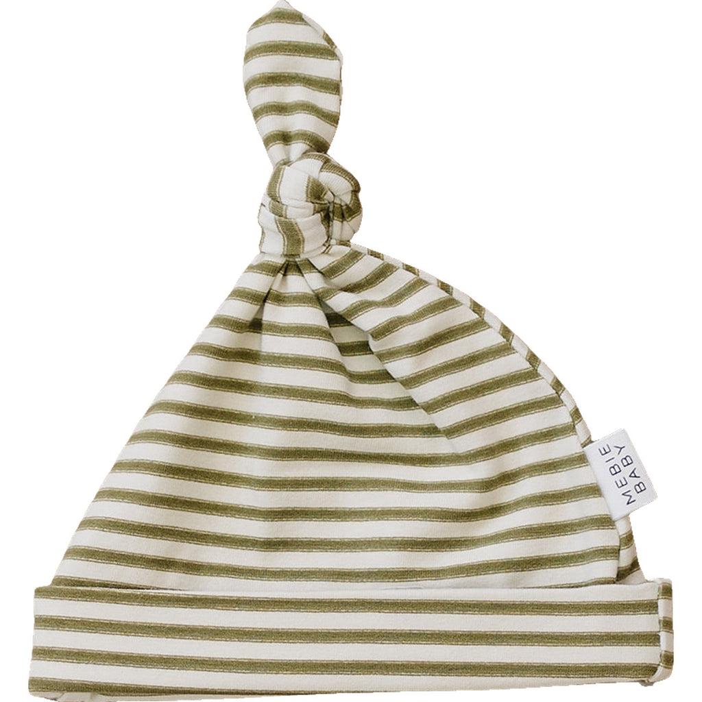 Newborn Knot Hat - Taupe Checkered – Lulie