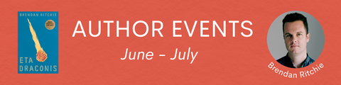 Brendan Ritchie June-July Author Events