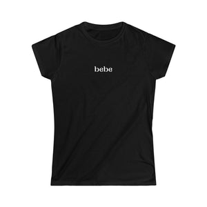 Bebe Moira Slogan T Shirt Mint Tee Fashion