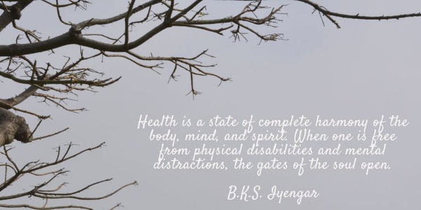 Health is a state of complete harmony of the body, mind, and spirit. When one is free from physical disabilities and mental distractions, the gates of the soul open.