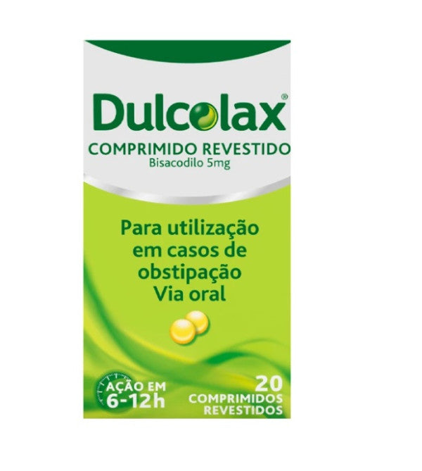 DULCOLAX, 5 MG X 20 COMP REV BISACODILO