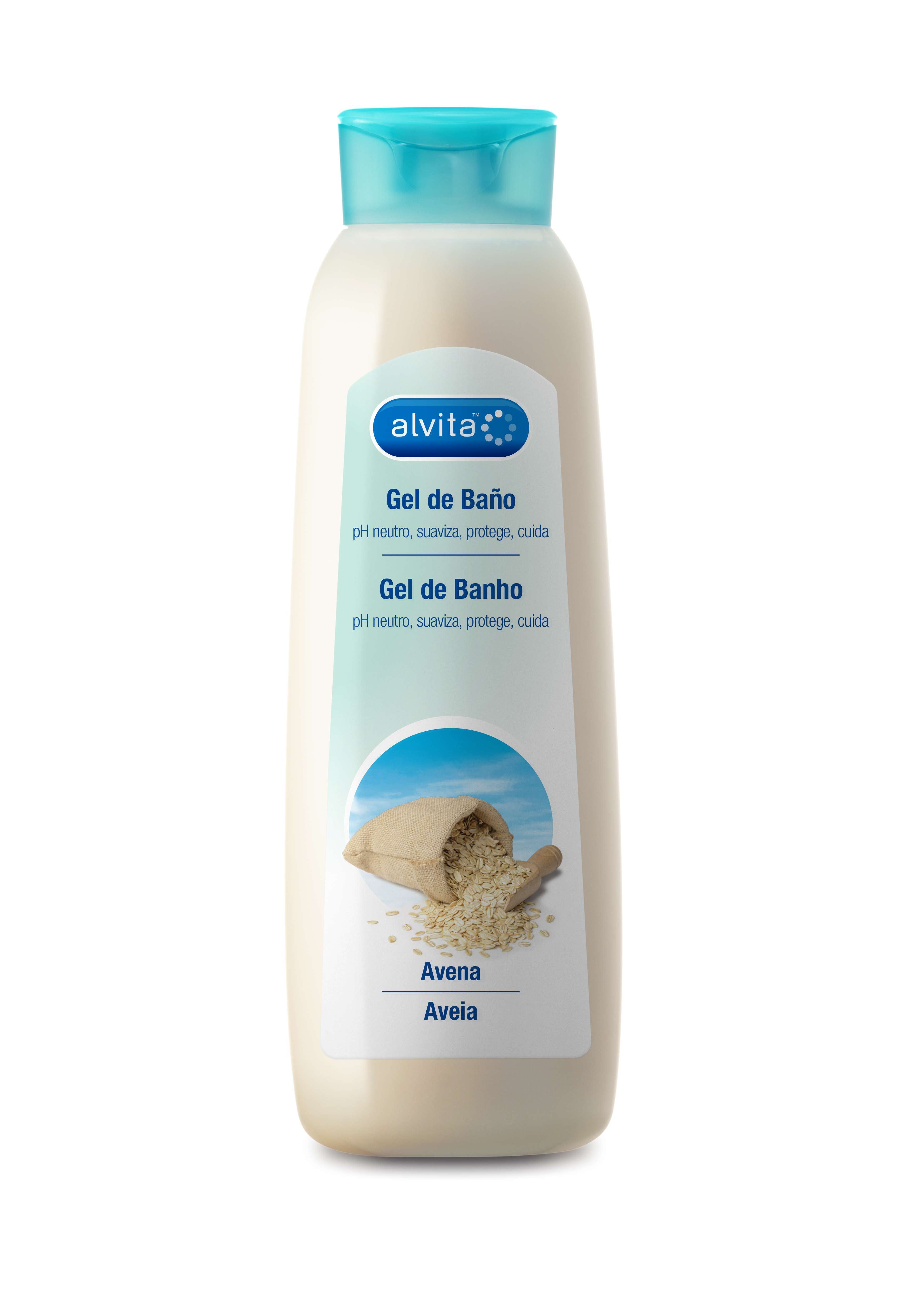 ALVITA GEL BANHO AVEIA 750ML