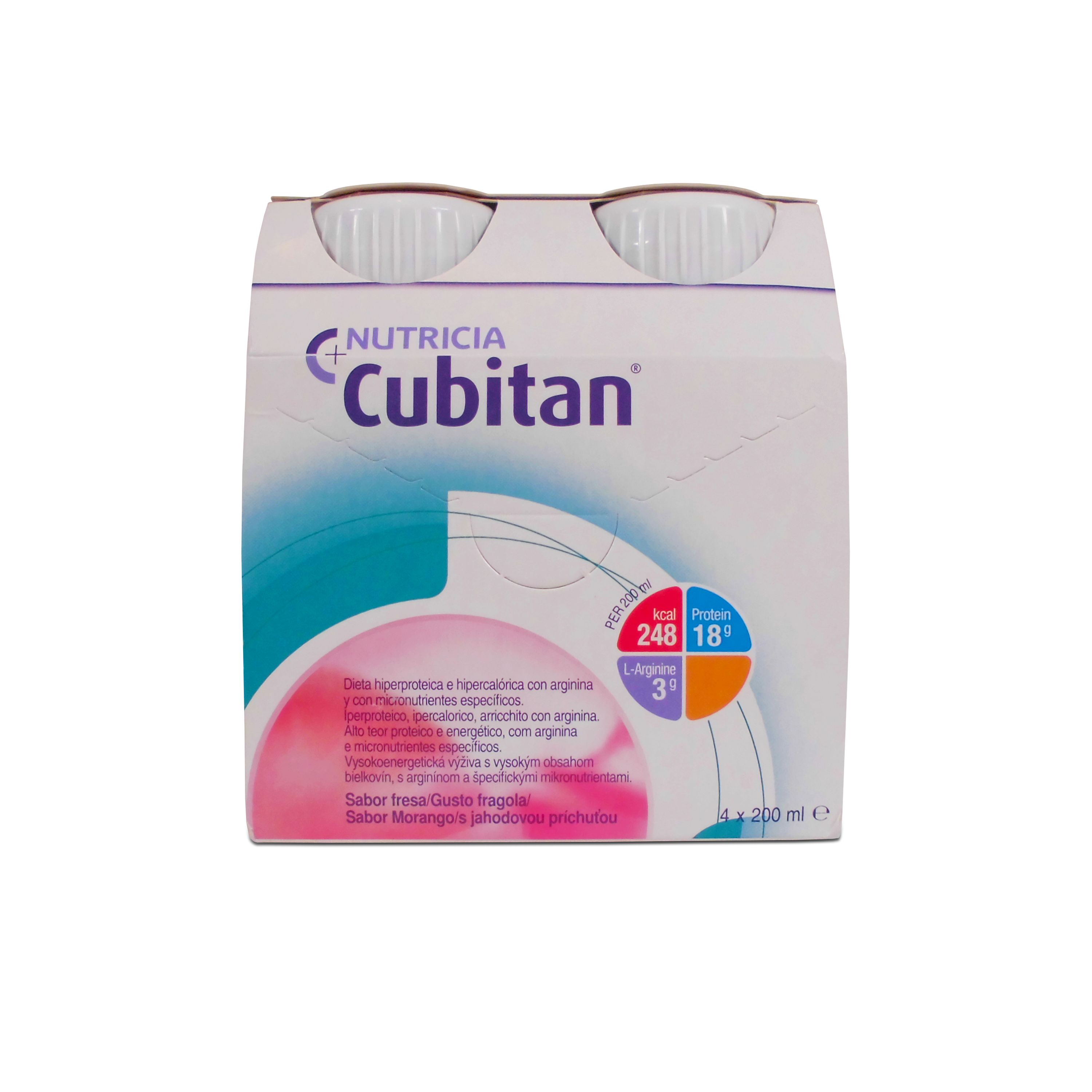 Cubitan Morango 200ml x4