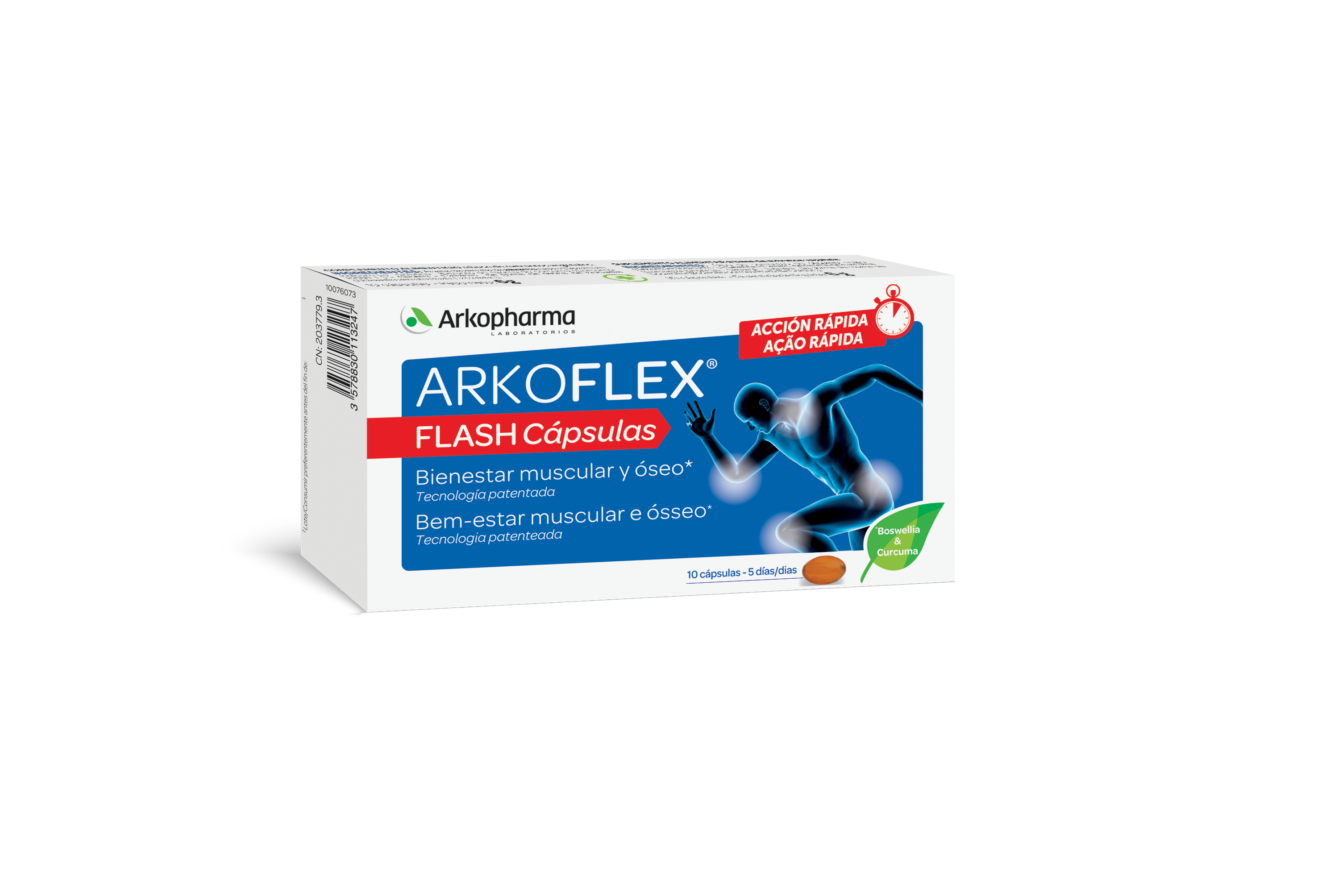 Arkoflex Flash 10 cápsulas