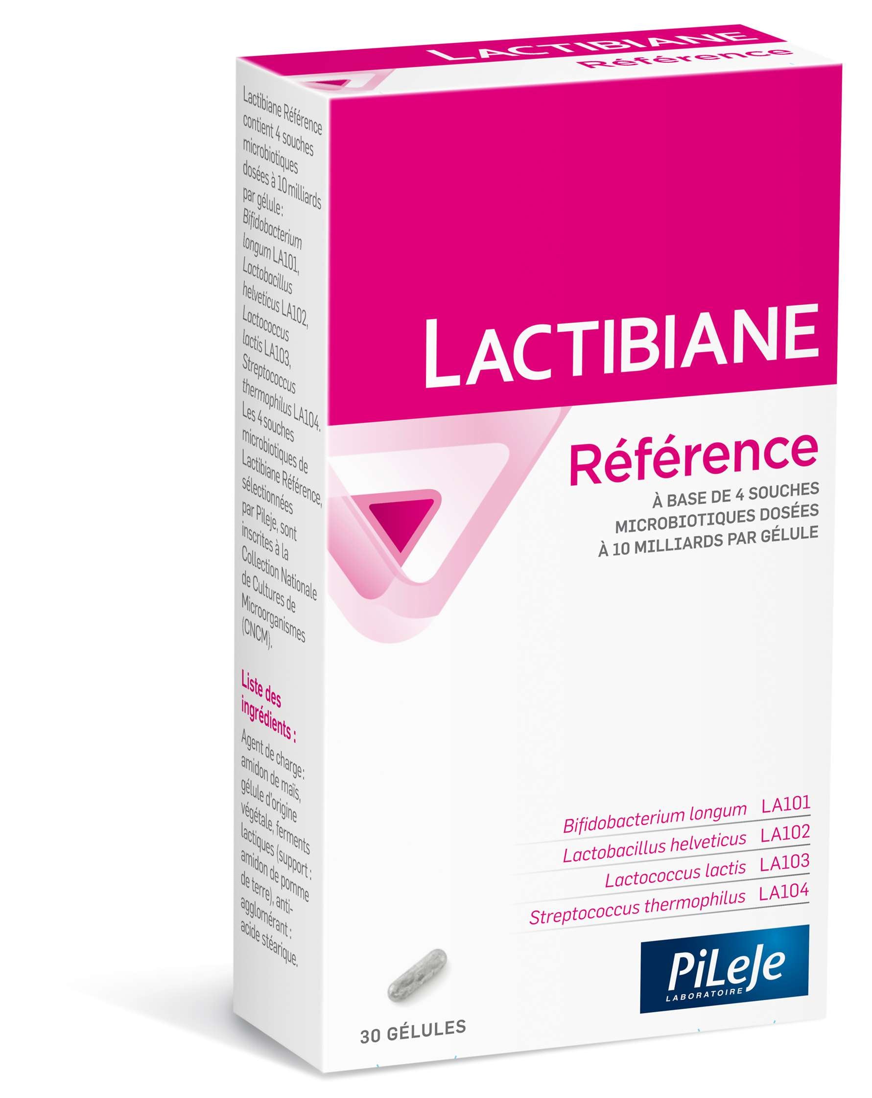 PILEJE LACTIBIANE REFERENCE CAPSX10 BIFIDOBACTERIUM LONGUM 