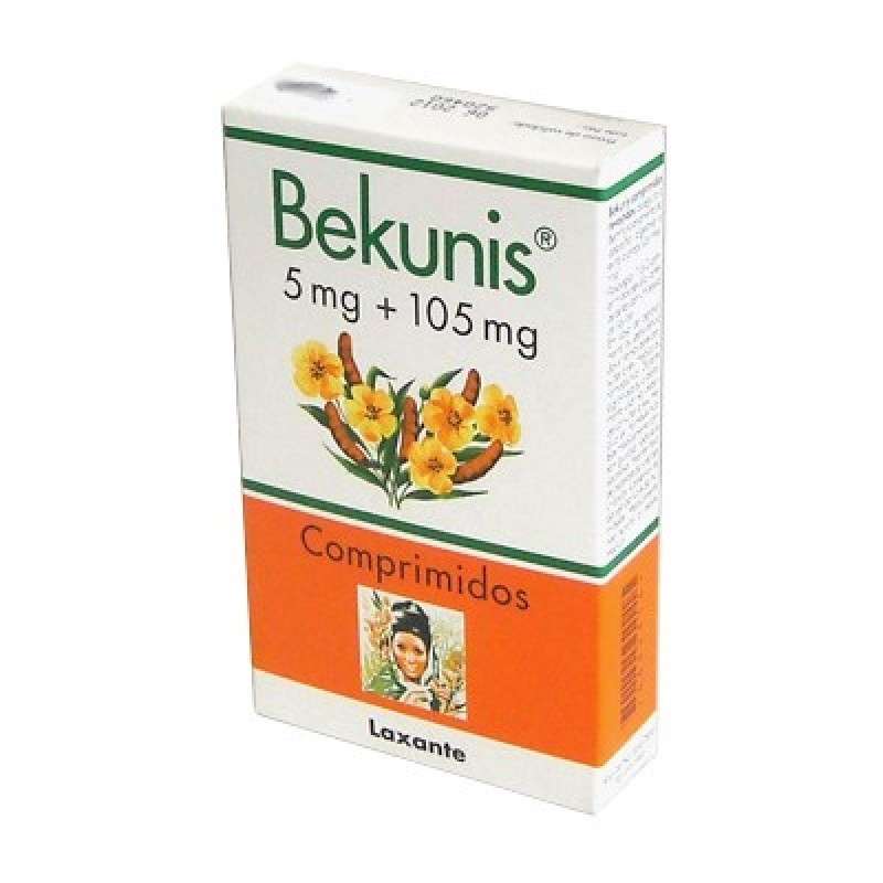 BEKUNIS, 105/5 MG X 20 COMP REV BISACODILO 