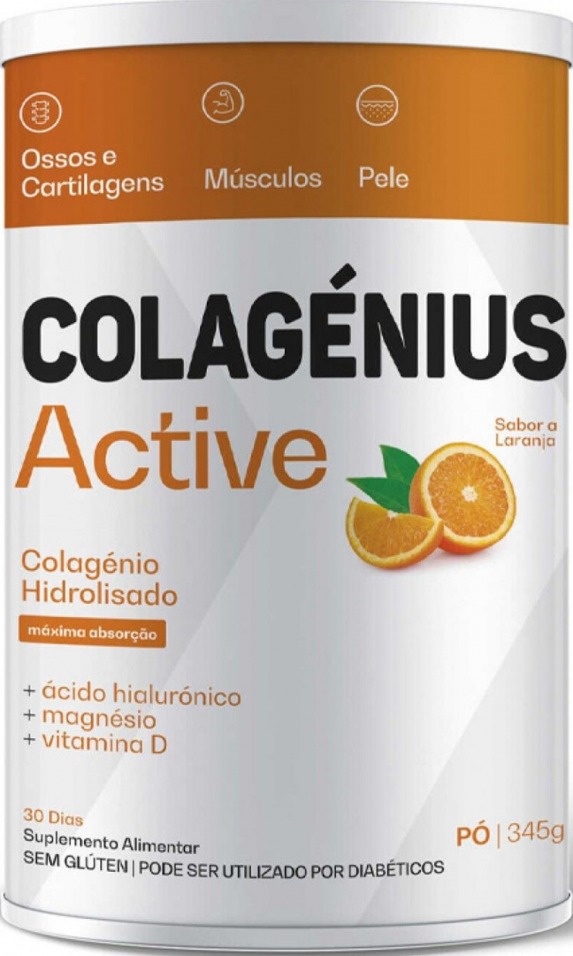 Colagenius Active Laranja Pó 345g